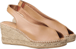 Toni Pons Women's Laila-p Espadrille Wedge Sandal 5 Tan