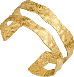 Gold Hammered Open Wide Cuff Bangle Bracelet for Women Smooth Polished Chunky Hollow Wide Cuff Bracelets Jewelry gold A