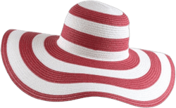 Women Sun Straw Hat, Floppy Wide Brim Summer Beach Hat UPF 50 UV Protection Caps Foldable Quickly-Dry Hat Roll Up Travel Hats One Size Red