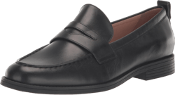 Cole Haan Women's Stassi Penny Loafer 9 Black Leather