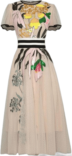 Summer Women Party Streetwear Embroidery Patchwork Lace Vintage Elegant Midi Dress XX-Large Pink