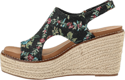 Corkys Footwear Women's Freddie Wedge Sandals with 3.75-Inch Heel and 2-inch Platform- Comfort-Enhancing EVA Insoles, and Stylish Jute Wrapped Bottom Design