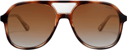 SOJOS Retro Polarized Aviator Sunglasses for Women Men Classic 70s Vintage Trendy Square Oversized Aviators