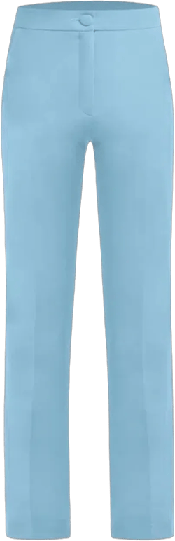 Women's Tailored Straight-leg Trousers - Light Blue