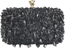 Women Tassels Sequin Clutch Bag Glitter Beaded Sequin Evening Handbags Crystal Vintage Cocktail Party Purse Silver