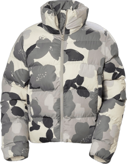 Helly-Hansen W Jade Puffer Jacket - Women's Winter Insulated Jacket, Lightweight, Stylish & Warm Puffer Jacket X-Large 885 Terrazzo Oversized Floral Aop