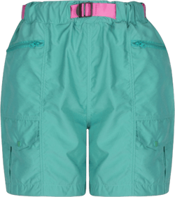 JWZUY Women's Quick Dry Outdoor Casual Elastic Waist Loose Fit Outdoor Multi-Pockets Cargo Shorts Green XL