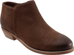 SoftWalk Women's Rocklin Ankle Boot 6.5 Brown Chestnut Leather