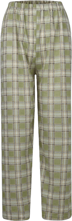 Susanny Plaid Pants for Women with Pockets Sleepwear Lounge Pants Drawstring Straight Leg Flannel Pajama Bottom Mint Green XL