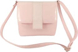 LONI Womens Desire Cross-Body Shoulder Bag Handbag Baby Pink