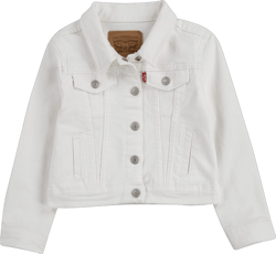 Levi's Girls' Denim Trucker Jacket Small White