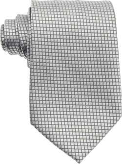 New Classic Solid Checks Paisley JACQUARD WOVEN Silk Men's Tie Necktie Check Silver Grey