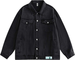 Unisex Jacket Autumn Washed Dyed Denim Coat