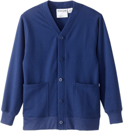 Women’s Magnetic Button Adaptive Two Pocket Fleece Cardigan XX-Large Navy
