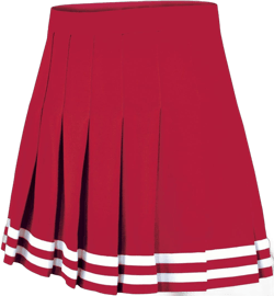 Double-Knit Knife-Pleat Cheerleading Skirt - Cheer Uniform Skirt - Womens Sizes