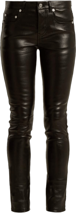 Koza Leathers Women's Leather Pant Slim fit Skinny Real Leather Genuine Lambskin Pants KP010 31 Black