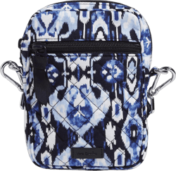 Vera Bradley Women's Cotton Small Convertible Crossbody Purse with RFID Protection One Size Ikat Island