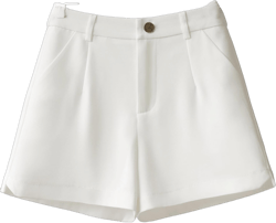 Shorts for Women Dressy Casual 2024 Summer high Waist Lightweight Comfy Stretchy Lounge Shorts Resort Wear Clothes 3#_white XX-Large