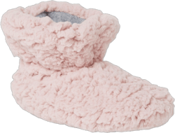 Dearfoams Kid's Unisex Harley Pile Baby Bootie Slipper - Pale Mauve Size 9-12