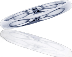 DECADENCE 10K or 14K Yellow & White Gold 2mm Polished Plain Wedding Band, Size 4-12 10K-White Gold 12