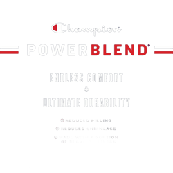 Champion Powerblend Slim, Best Comfortable Sweatpants for Men, 30" X-Large Oxford Gray C Patch Logo