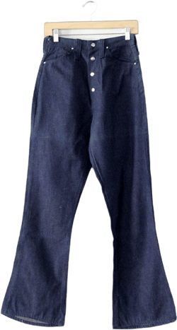 vintage 70s high waist denim flare jeans by Stephen Western