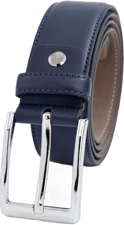 Belt Men, Leather Men's Belt, Dress Buckle Belt for Men, Men Belt for Jeans Navy 34