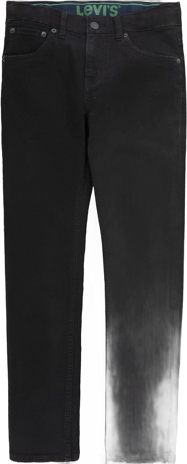 Levi's Boys' 511 Slim Fit Performance Jeans 10 Black Stretch