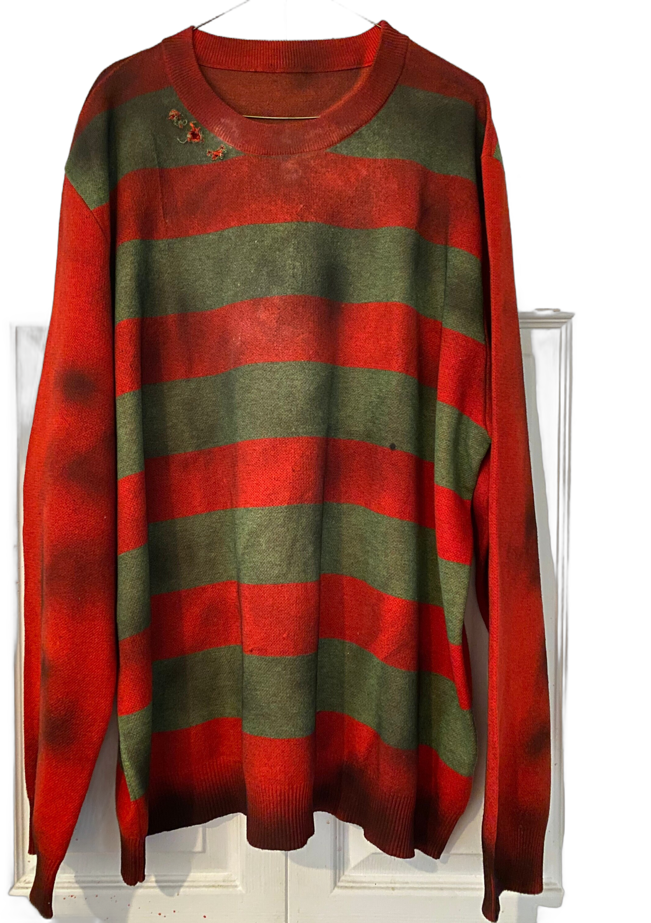 Freddy Krueger Part 1 1984 Nightmare Sweater Jumper Costume Prop Michael Myers Jason Voorhees Ghostface Leatherface Pennywise Mask Hat Glove