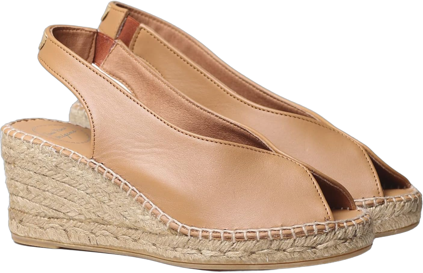 Toni Pons Women's Laila-p Espadrille Wedge Sandal 5 Tan