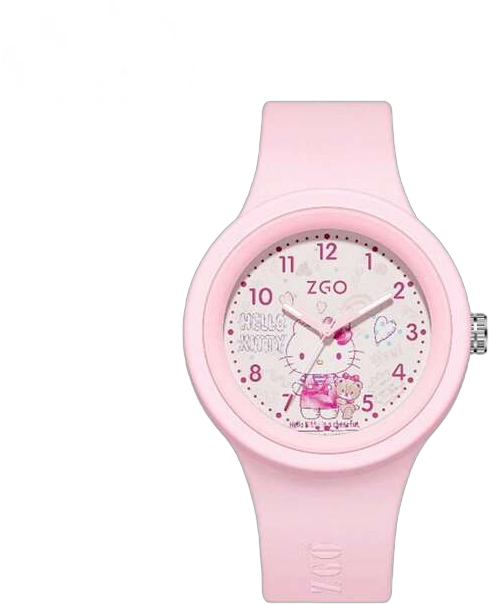 Sanrio Sanrio Hello Kitty 1pc Fashion Cartoon Silicone Luminous Watch Cute Anime Fashion Accessory Wristwatch With Gift Box Birthday Valentine's Day Xmas Couple Gift For Women Girlfriend Collectible Fashion Accessories For Fans