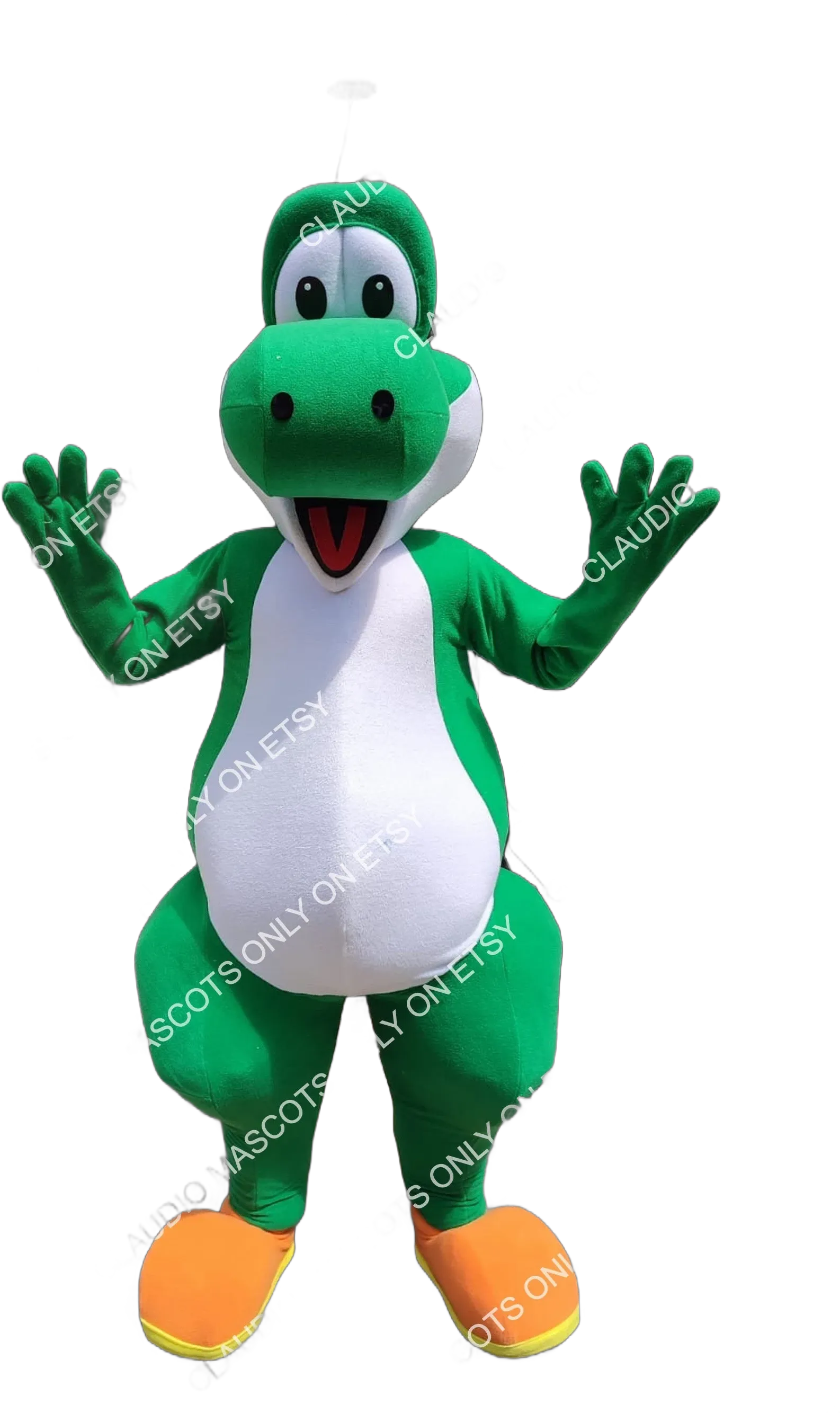 Yoshi Green Dinosaur - FREE SHIPPING - Mascot Costume Holiday Christmas