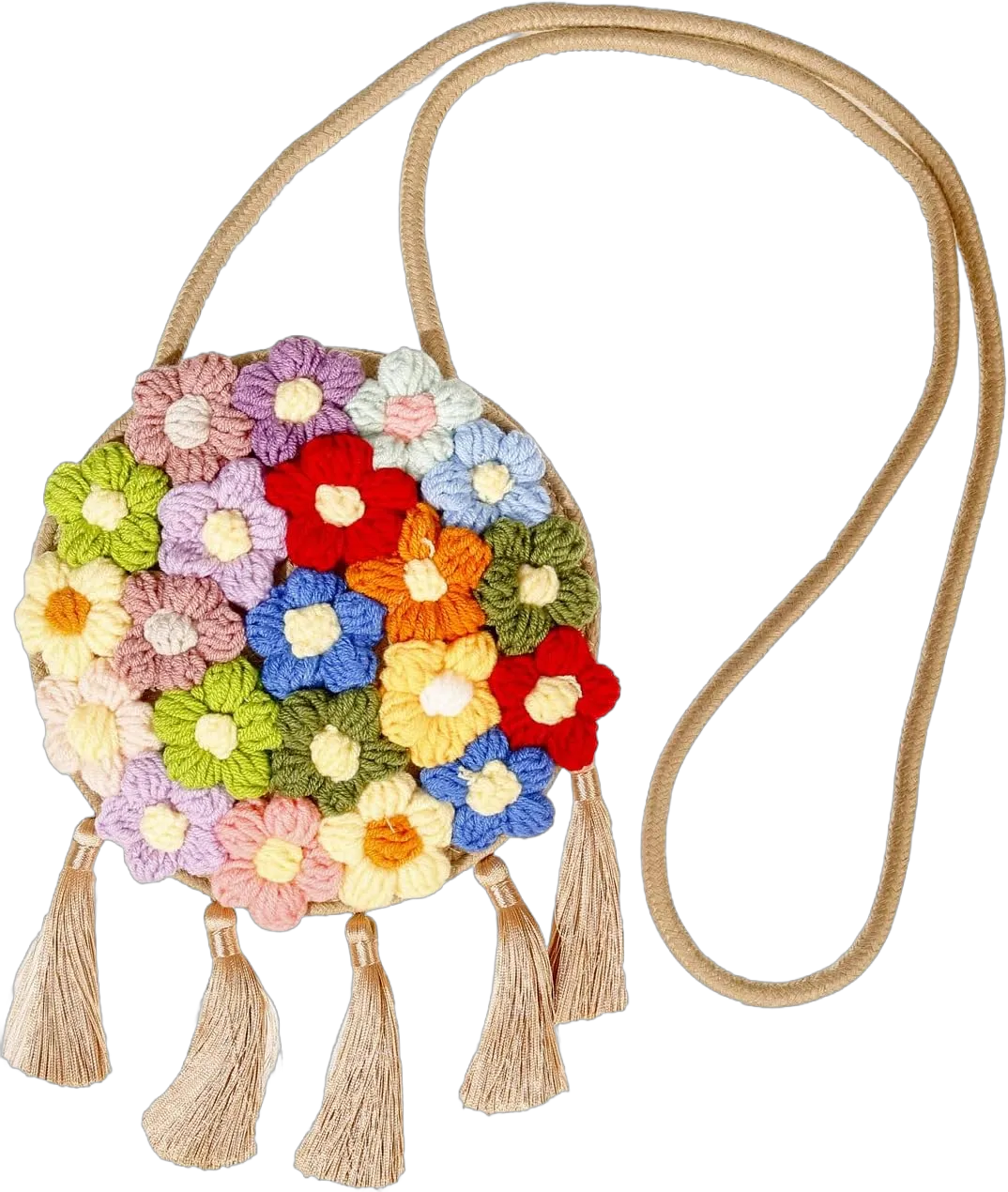 Straw Crossbody Bag for women tassel handmade shoulder bag Casual Beach Summer Beach Envelope Clutch Straws Wallet