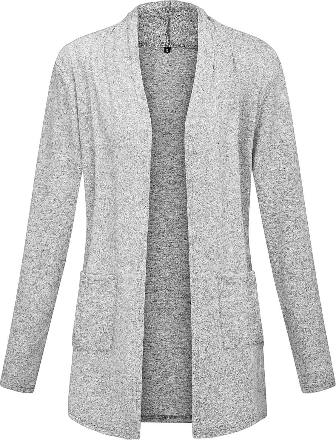 ULTRANICE Cardigan Sweaters Womens Fashion 2024 Fall Lightweight Long Sleeve Casual Tops Clothes Outfits with Pockets Medium Light Gray