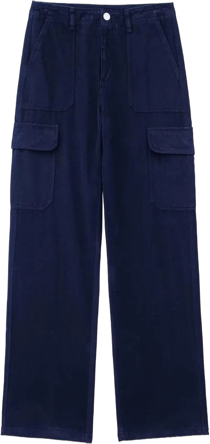 Cargo Pants Women Straight Leg Active Baggy Trousers Pants for Women Casual Water Resistant Work Pants with Pockets 01#navy X-Small