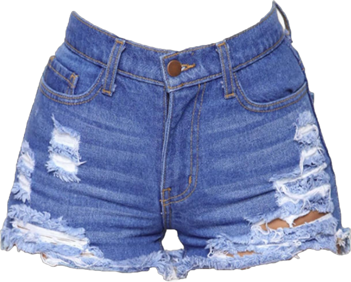 Women's Hole Jean Shorts Retro High Rise Stretchy Denim Shorts Casual Distressed Frayed Raw Hem Shorts Jeans 3X-Large Dark Blue