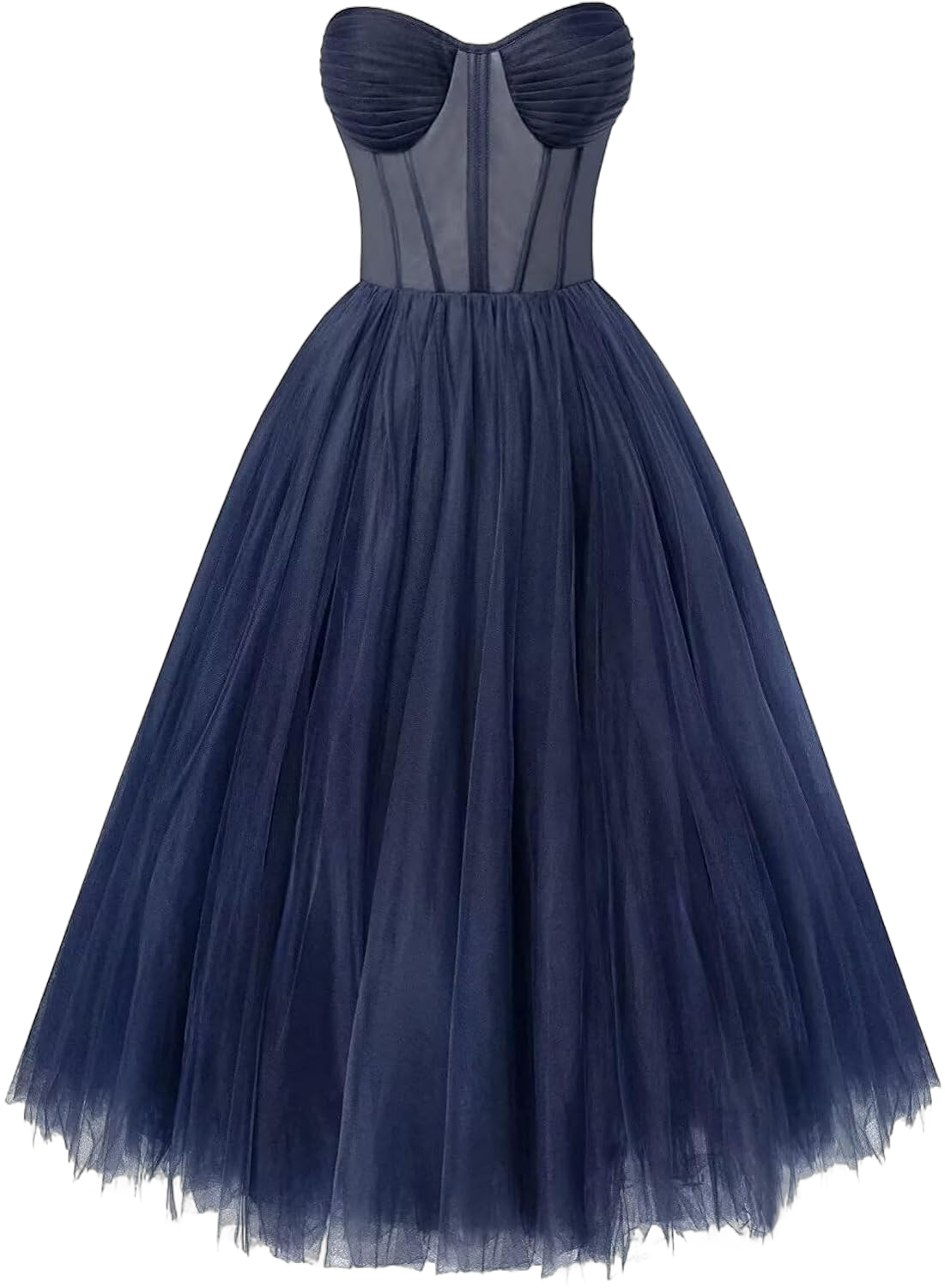 Elegant Women's Homecoming Prom Dresses 2025 Birthday Graduation Cocktail Prom Party Evening Gown for Teens 6 Navy Blue