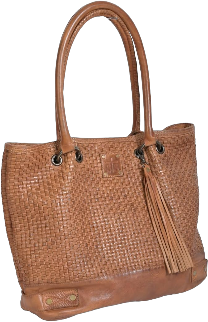 STS Ranchwear Womens Sweetgrass Distressed Tan Leather Tote Bag One Size