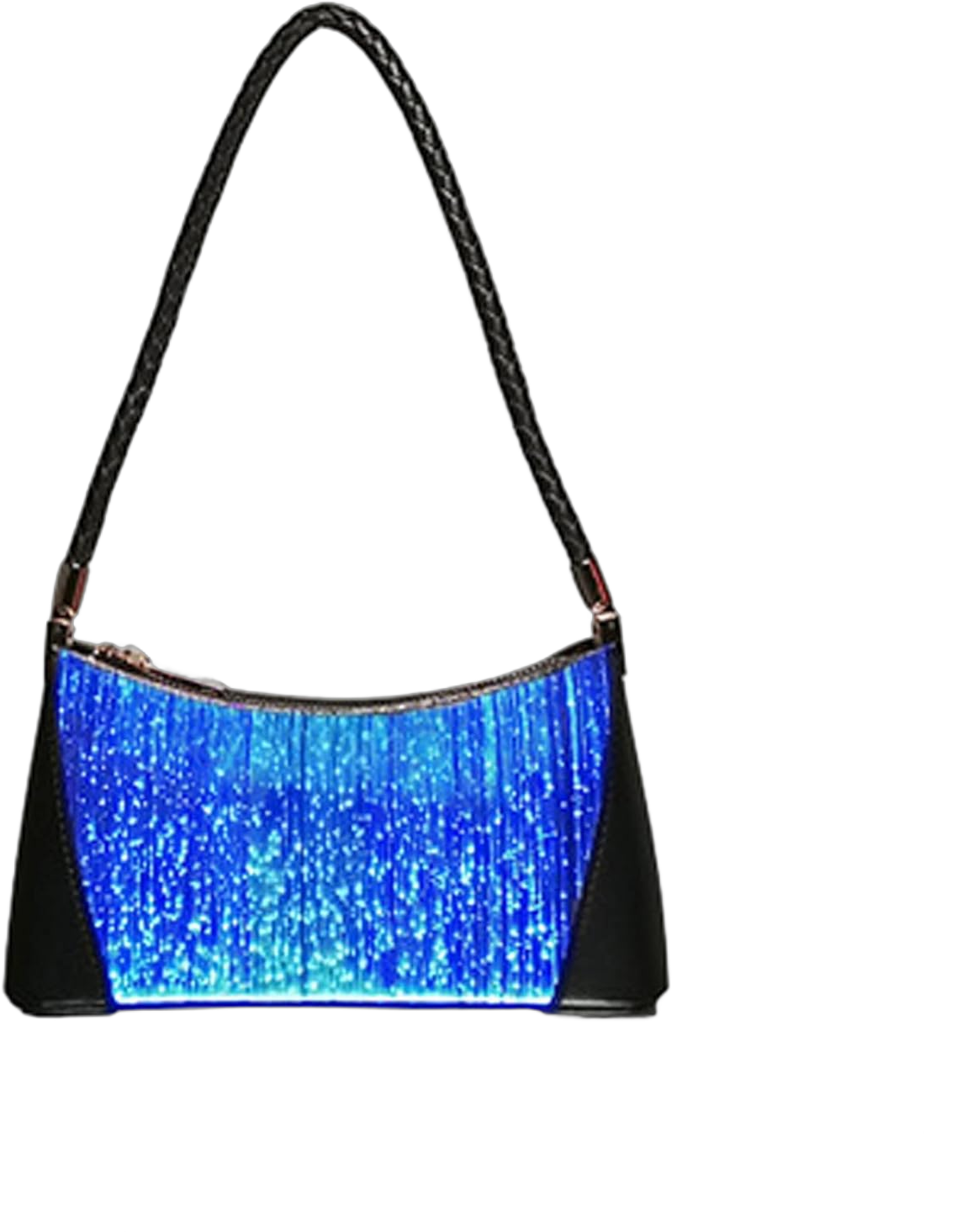 GLOOMALL Women LED Evening Shoulder Bags Light Up Crossbody Clutch Wallet Glitter Party Trendy Small Handbags Bag