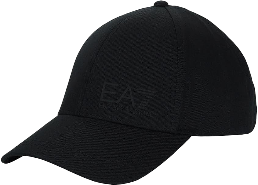 EA7 Emporio Armani Core ID Baseball Cap Black/Black, Black, osz