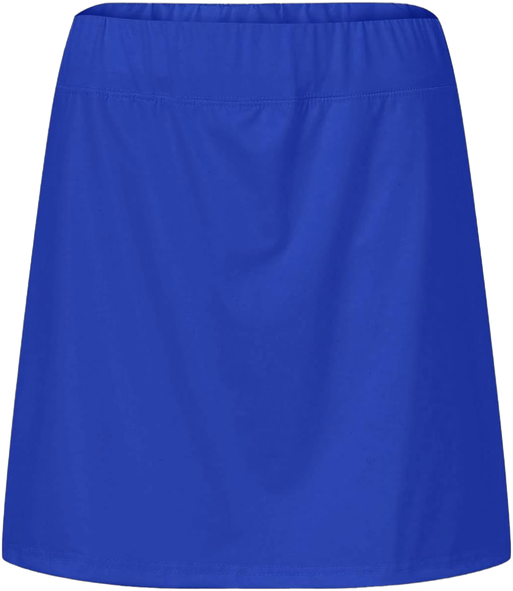 Skorts for Women Dressy Casual Yoga Inner Shorts Athletic Running Tennis Golf Workout Sports Golf Skort Skirt Dress XX-Large Blue