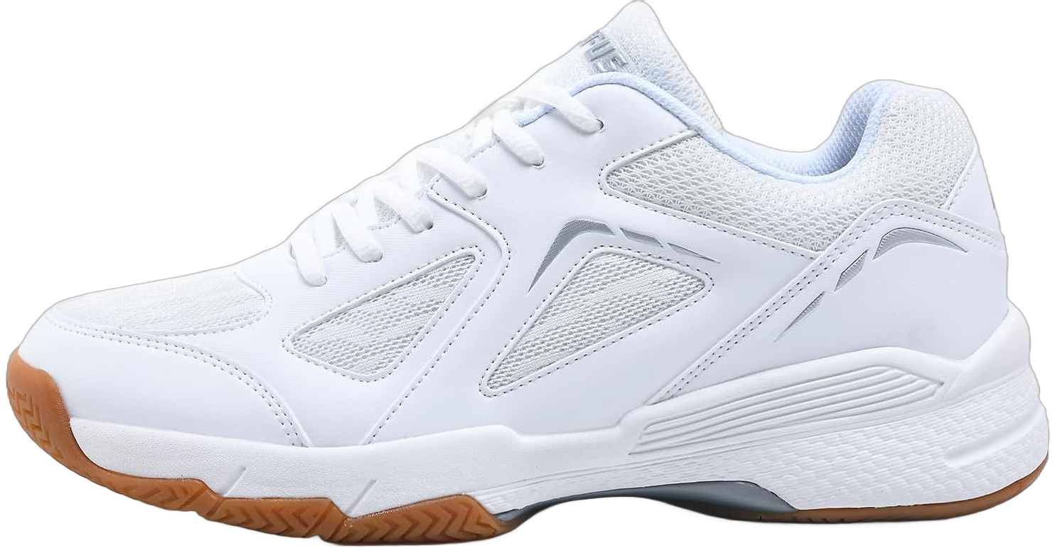 Women's Pickleball Shoes - AMZ-P601, Non-Slip, Cushioning, Anti-Torque, Breathable Court Shoes 7.5 P601 White