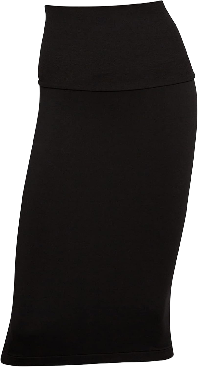 Wolford Enrica High Waist Pencil Bodycon Skirt for Women Black Medium