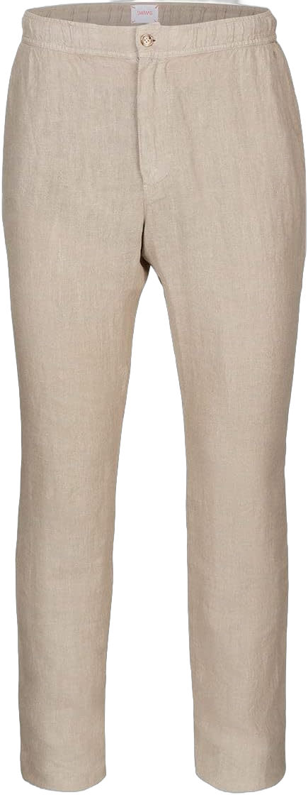 SWIMS Amalfi Slim Linen Pant for Men Large Sand Dune