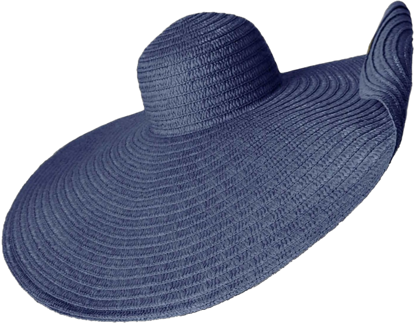 Oversized Beach Straw Hat for Women Summer Beach Cap Wide Brim Sun Visor Hat Floppy Foldable Up UV Protection Sun Hat Navy Blue