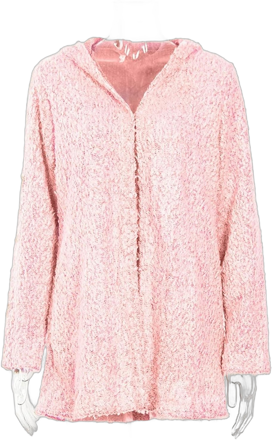 Womens Sweater Cardigan, Sweater for Women Casual Light Weight Cardigan Plus Size Long Sleeve Fall Sweater, S, 5XL Bc Pink Large