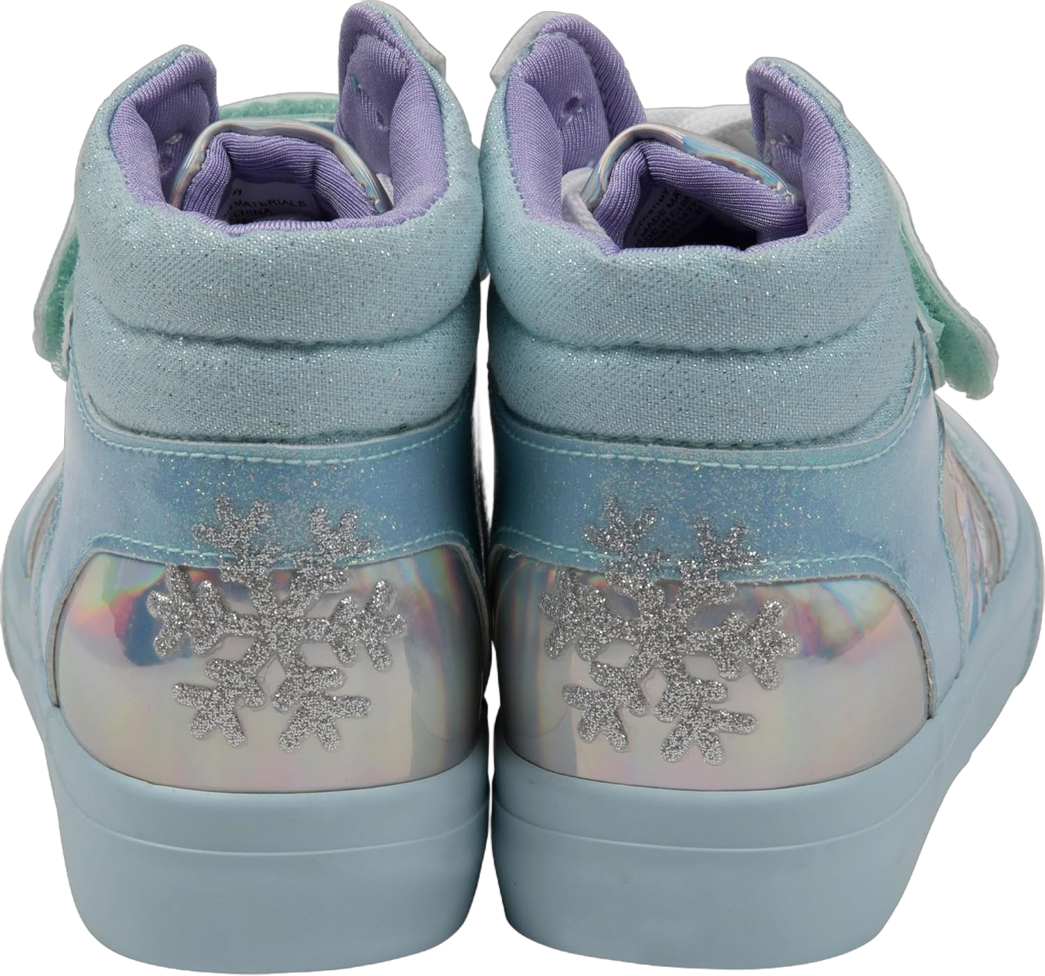 Frozen Anna and Elsa Girl's High-Top Shoes (us_Footwear_Size_System, Big_Kid, Numeric, Medium, Numeric_2) Blue