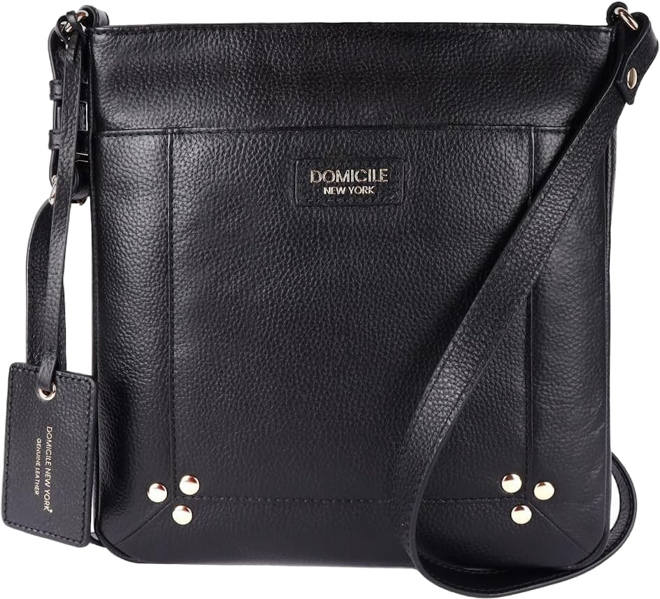 Crossbody Bags for Women Real Leather Handbag for Women Crossbody Purse Black