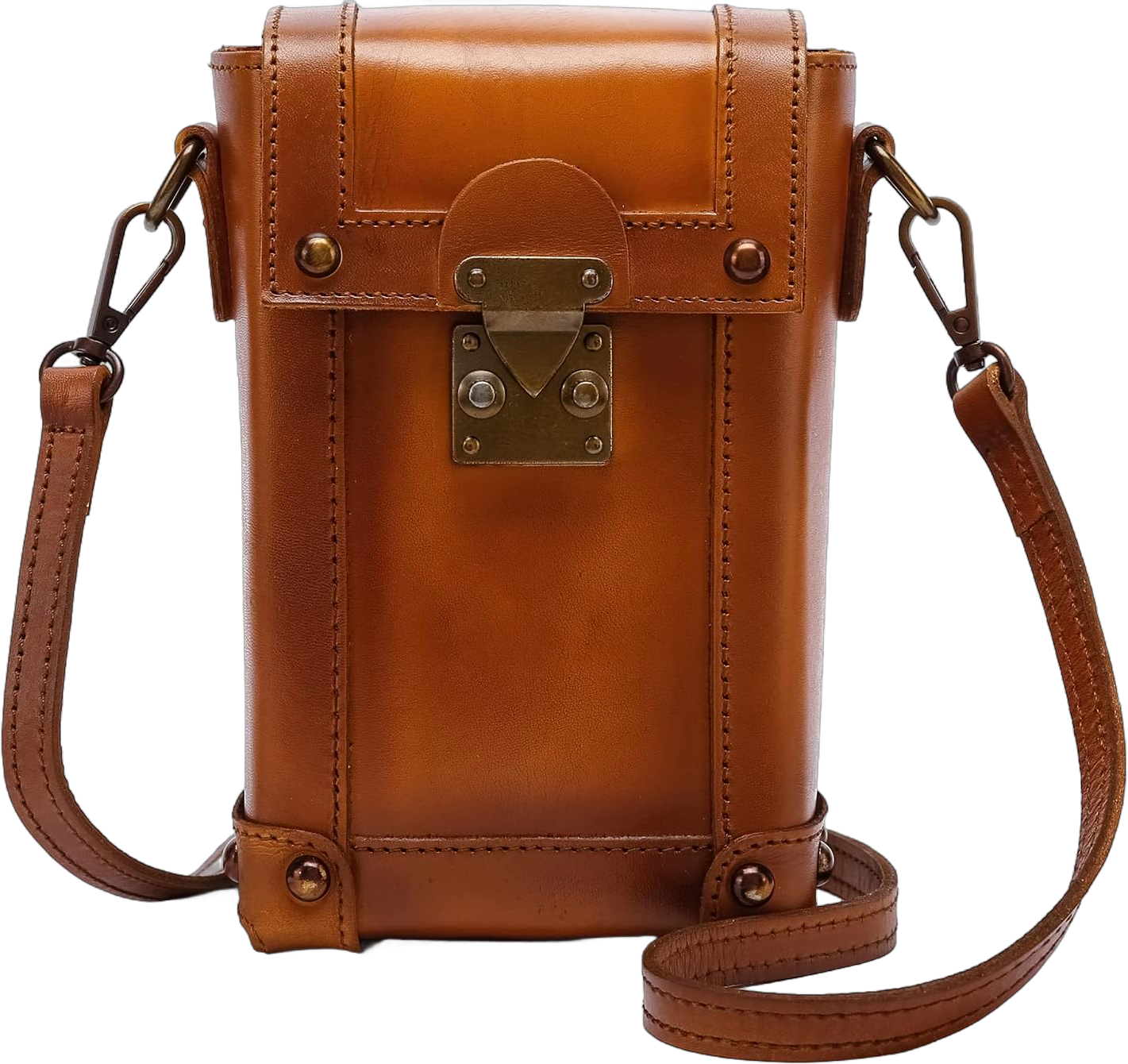 Montana West Crossbody Bags for Women Genuine Leather Cell Phone Purse Wallet Lightweight Shoulder Bag Travel Purse