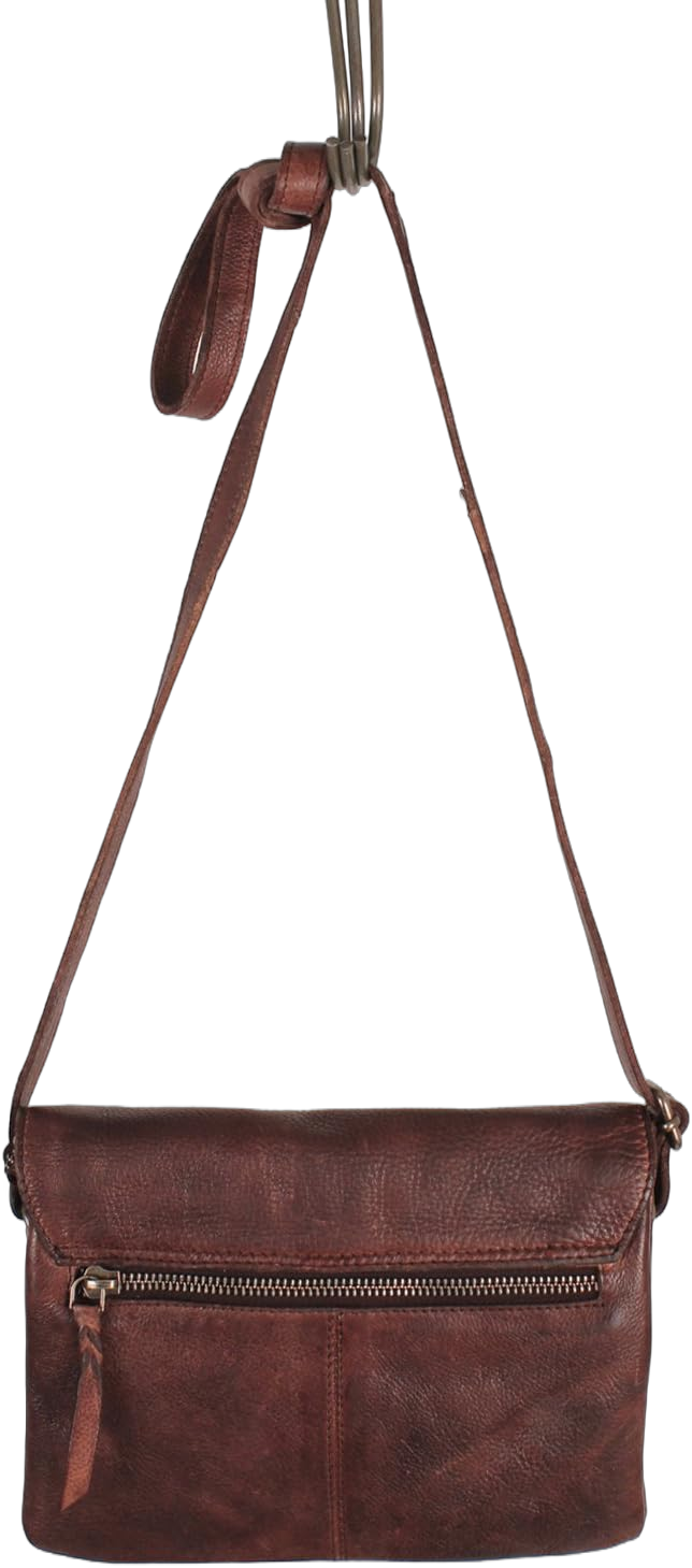 Latico Leathers Women Harbor Crossbody Bag - Made From 100% Genuine Authentic Leather Handcrafted by Artisans Brown